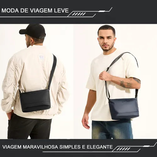 Bolsa Ombro Mensageiro Transversal Casual Masculina