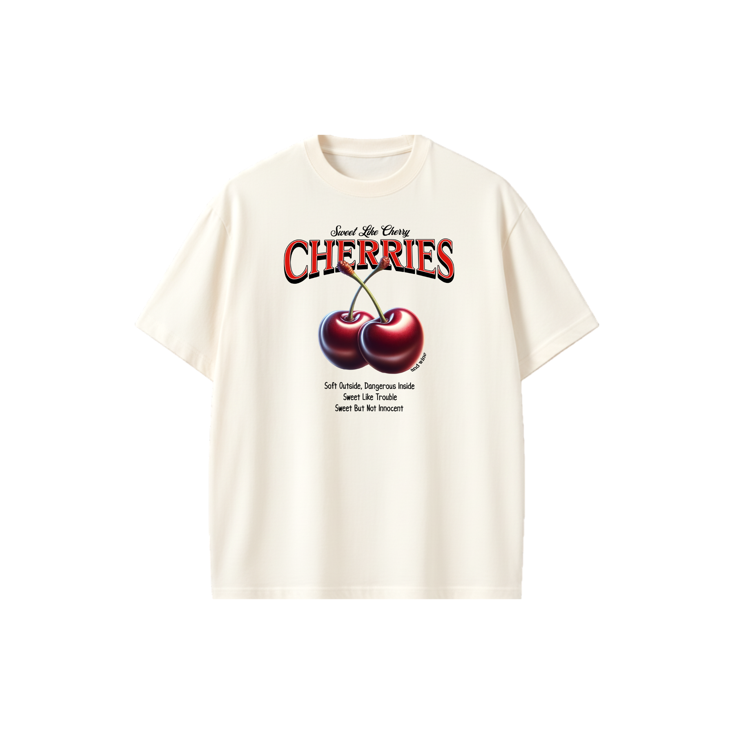 Camiseta Oversized Off-White M Cherries
