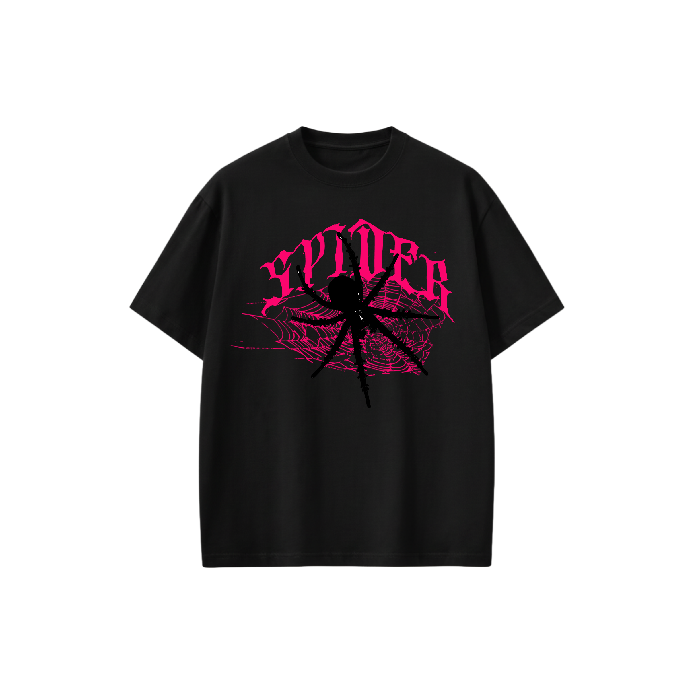 Camiseta Oversized Preta P Spider