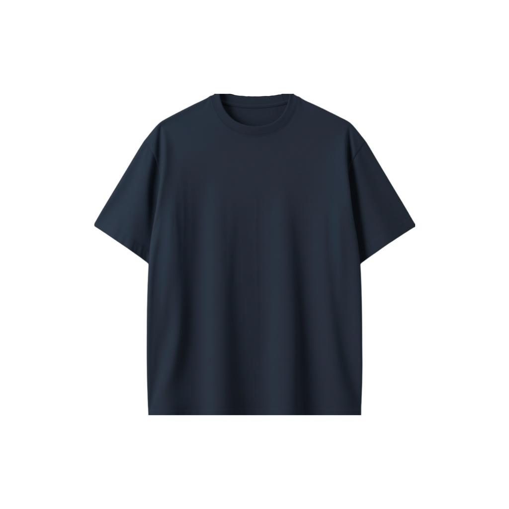 Camiseta Oversized azul-marinho M