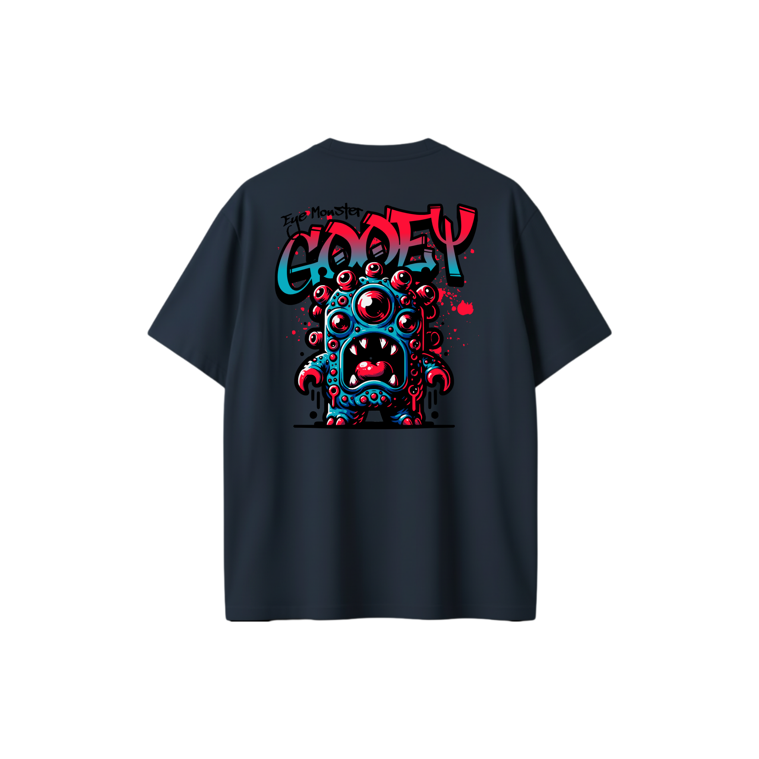 Camiseta Oversized azul-marinho M