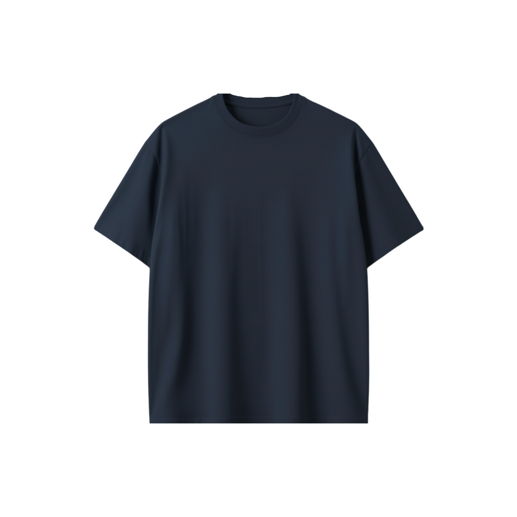 Camiseta Oversized azul-marinho M